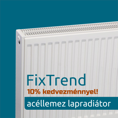 FixTrend acéllemez radiátor