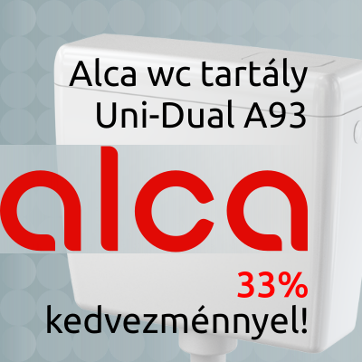 Alca Uni Dual A93 wc tartály kétgombos öblítéssel