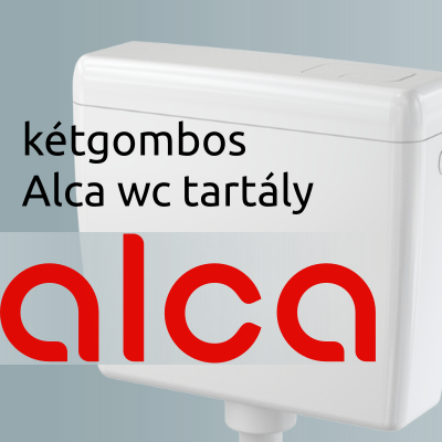 Alca Uni Dual wc tartály kétgombos öblítéssel