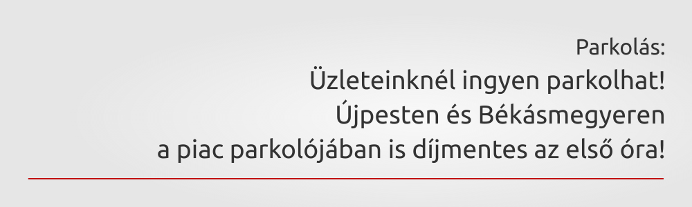 Ingyenes parkolás!